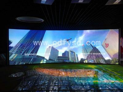 展廳大屏融合+沙盤投影