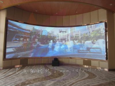 綿竹某樓盤展廳大屏顯示系統